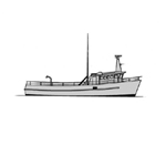 BB550 "Bollard 141 Steel 17 metre trawler or fishing boat."