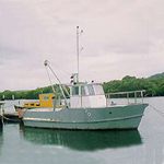 BB410 "Marianne 28 foot steel double chine fishing boat"