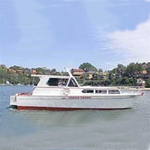 BB430 "Oslo. Steel 11.2 metre family cruiser. Single chinehull"